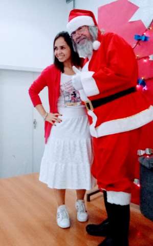 papai noel para ação  de natal em lojas e comercio 